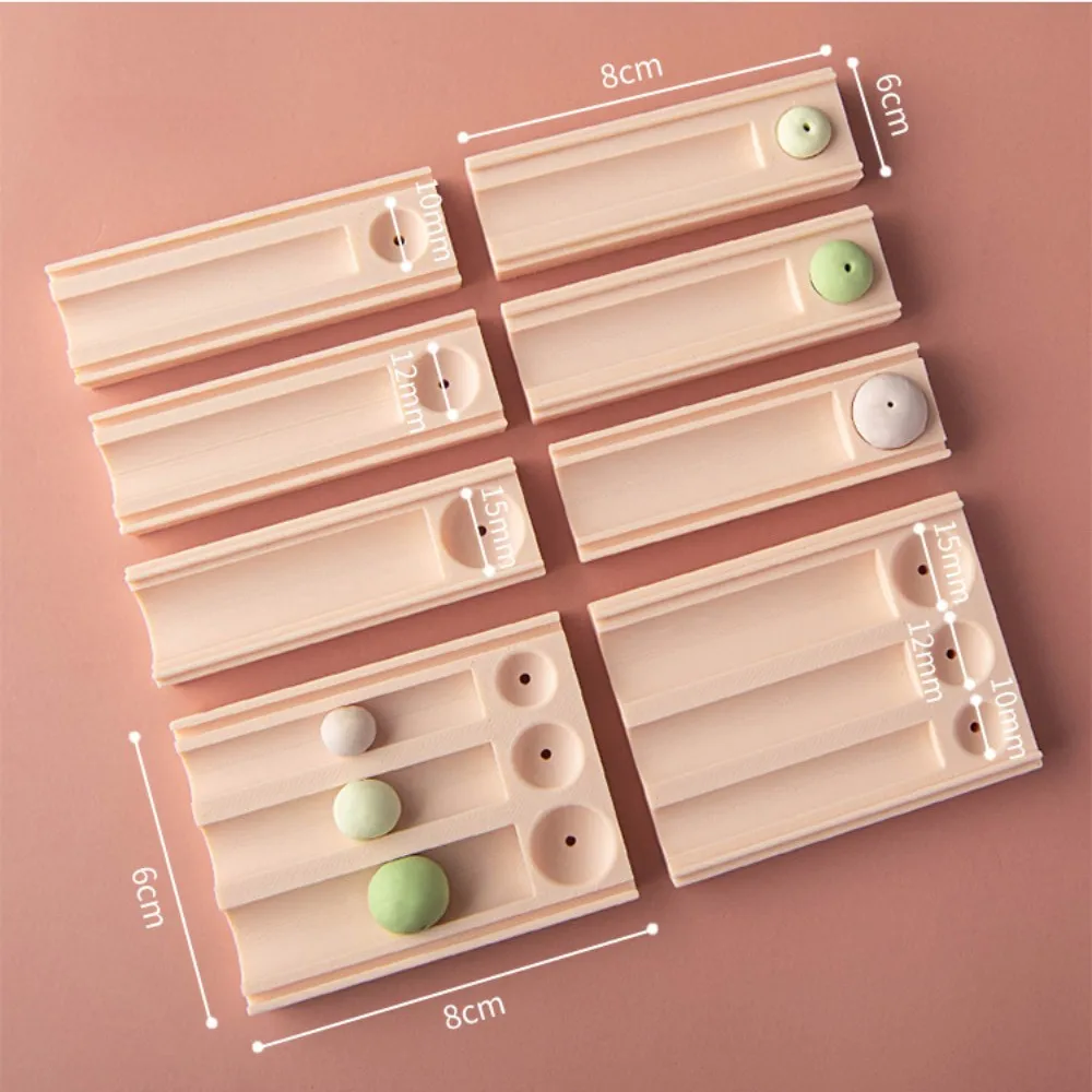 Polymer Clay Bead Rolling Mold Kit - Precision Sphere Shaper & Hole Punch Tool for Earring/Necklace Making