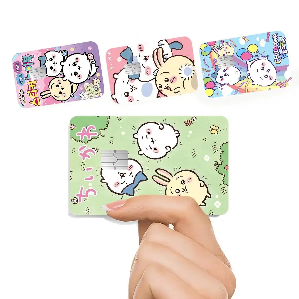 C-ChiikawaS Classic Matte Film Cover Skin Sticker For Credit Card Bank Debit Bus Card
