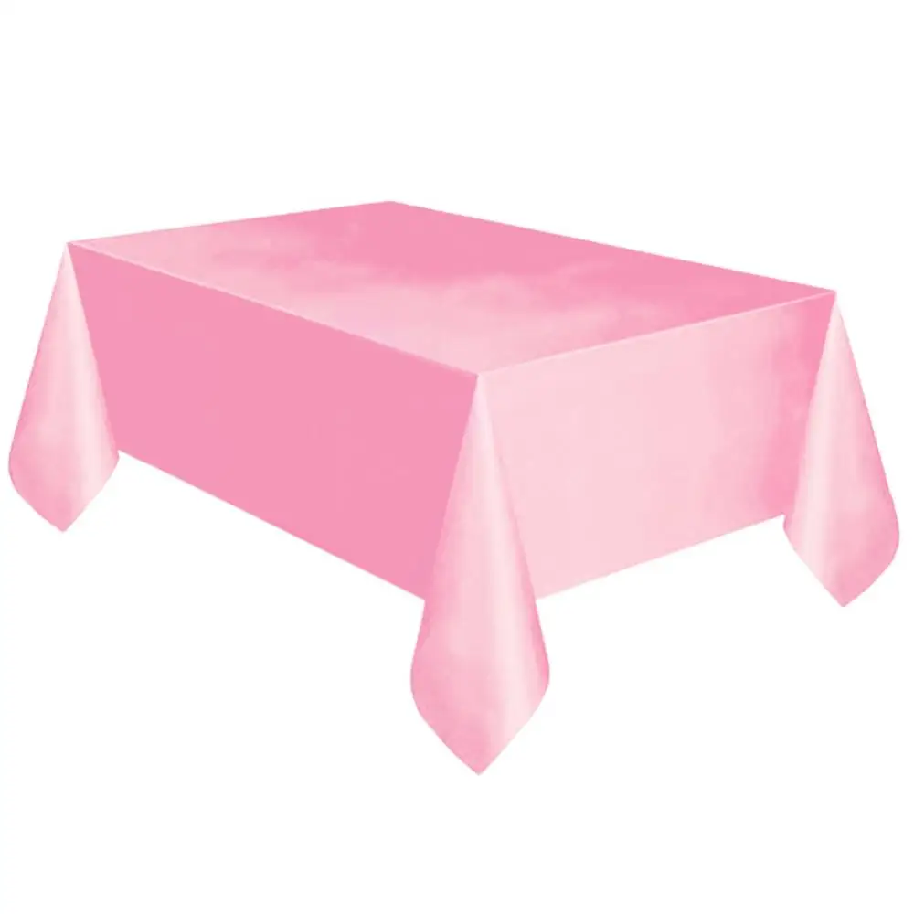 Rectangle Dining Table Cover Cloth Solid Color Wedding Hotel Birthday Table Cover Buffet Cloth Table Set Tablecloth Decoration