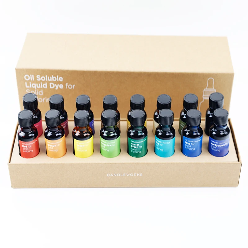 Korean Candle Special Liquid Dye DIY Scented Candle Pigment Soybean Wax Beeswax Pigment candle dye candle making items