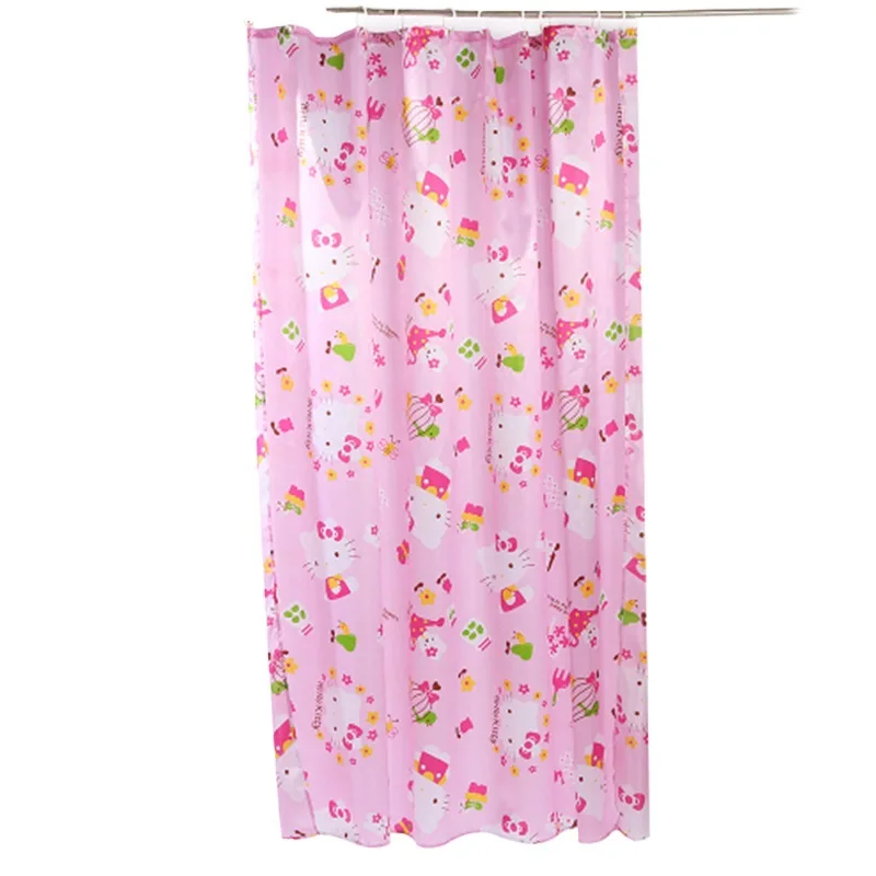 Hello Kitty Thickened Waterproof and Mildew-Resistant Plastic Shower Curtain  Bathroom Curtain  Durable Shower Curtain view 5