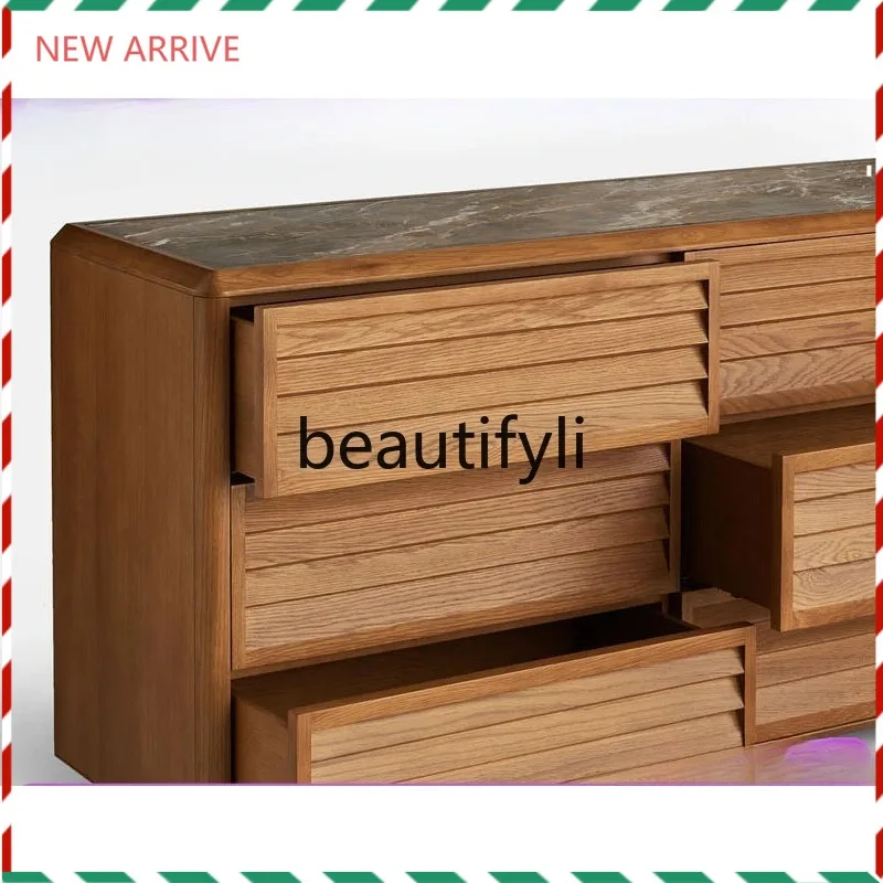 

D2520 Medieval chest cabinet, dresser, combination cabinet, chest cabinet, Nordic retro living room display cabinet