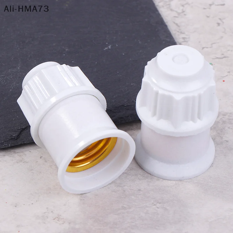 HMA73-2Pcs Universal E27 Screw Lamp Holder Light Bulb Holder Lamp Socket White Gold Ceiling Light Lamp Bulb Fixing Base Stand