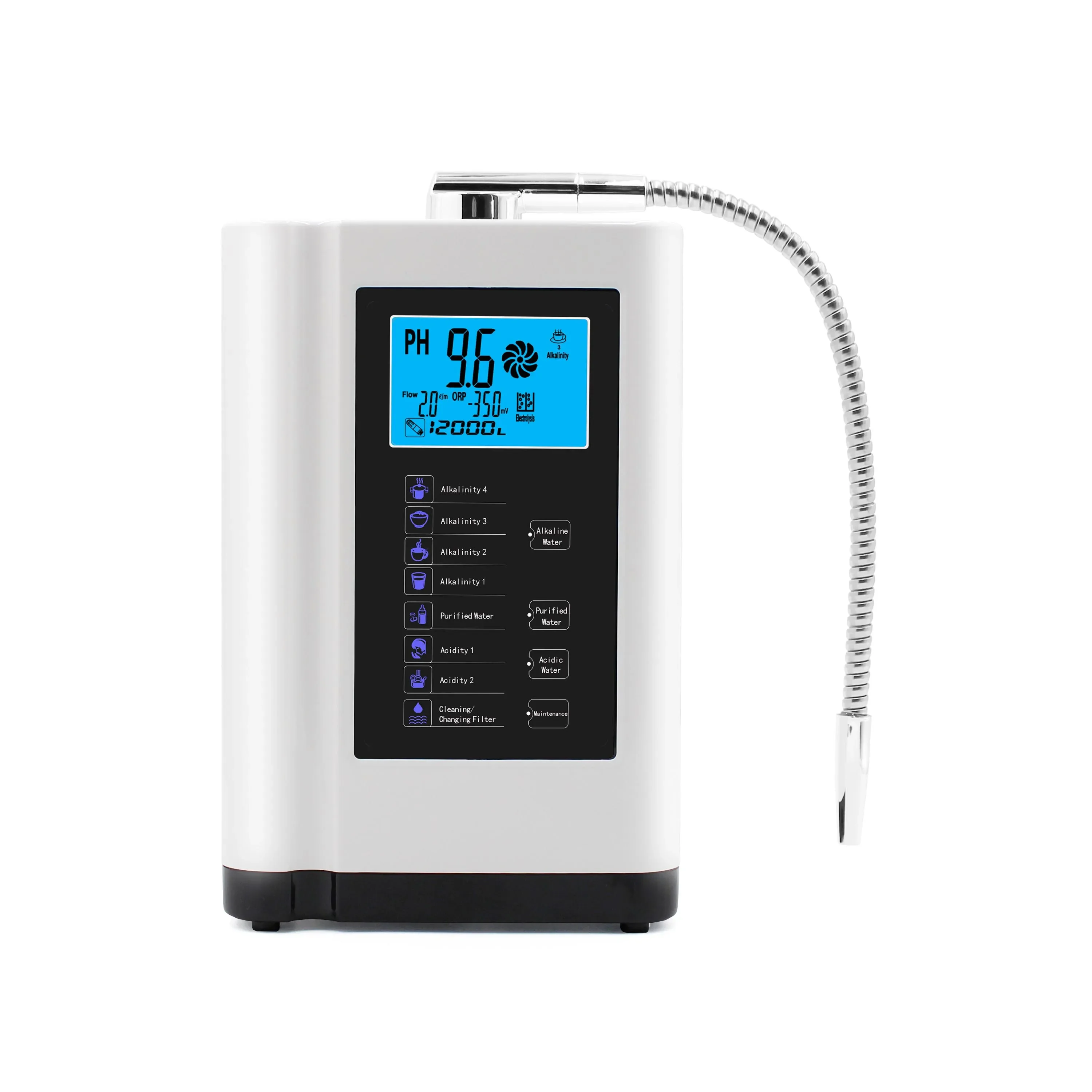 Electrolytic Alkaline & Acidic Water Ionizer EHM-729 hydrogen water generator