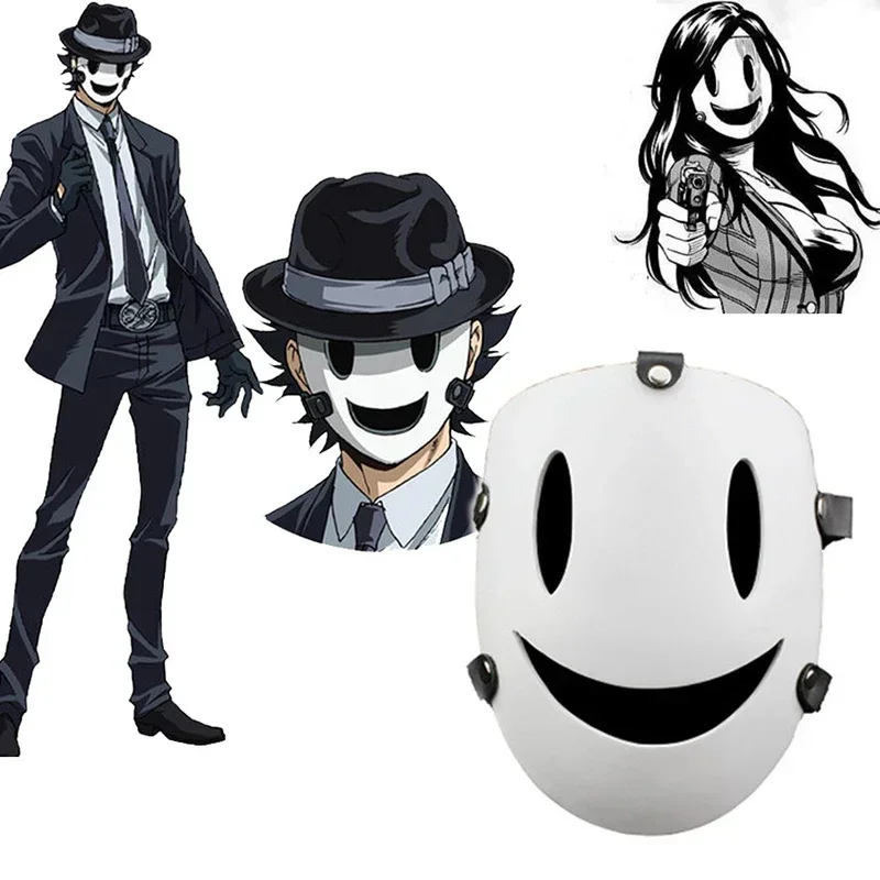 2026 Anime High Rise Invasion Sniper Cosplay Mask Tenkuu Shinpan White Masks Japanese Samurai Costume Props For Carnival Party