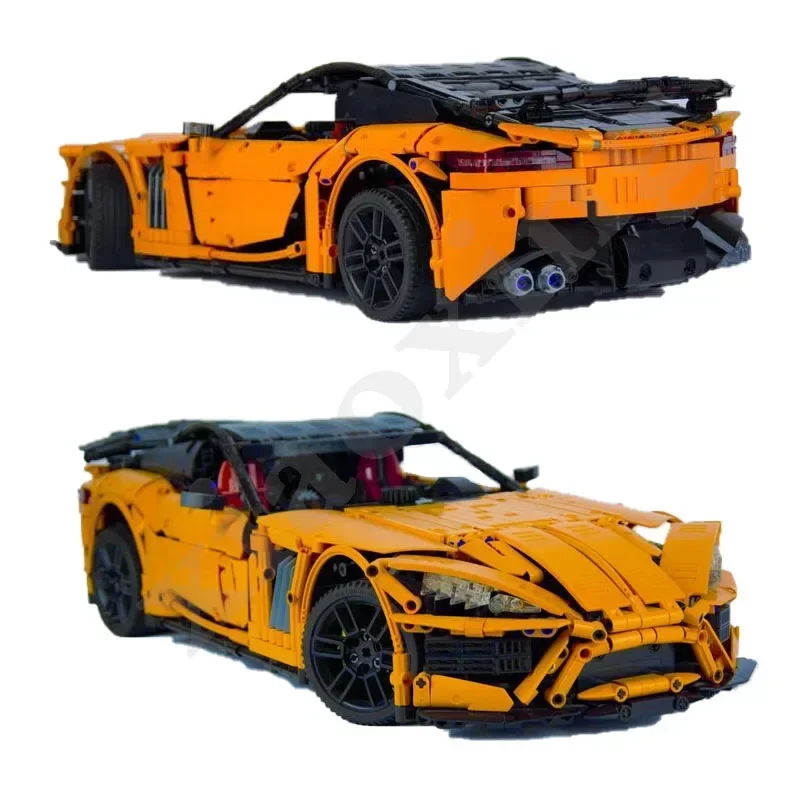 Novo MOC- 116873   Carro esportivo clássico edição estática 3254 brinquedos montagem blocos de construção difícil crianças diy brinquedos presente aniversário