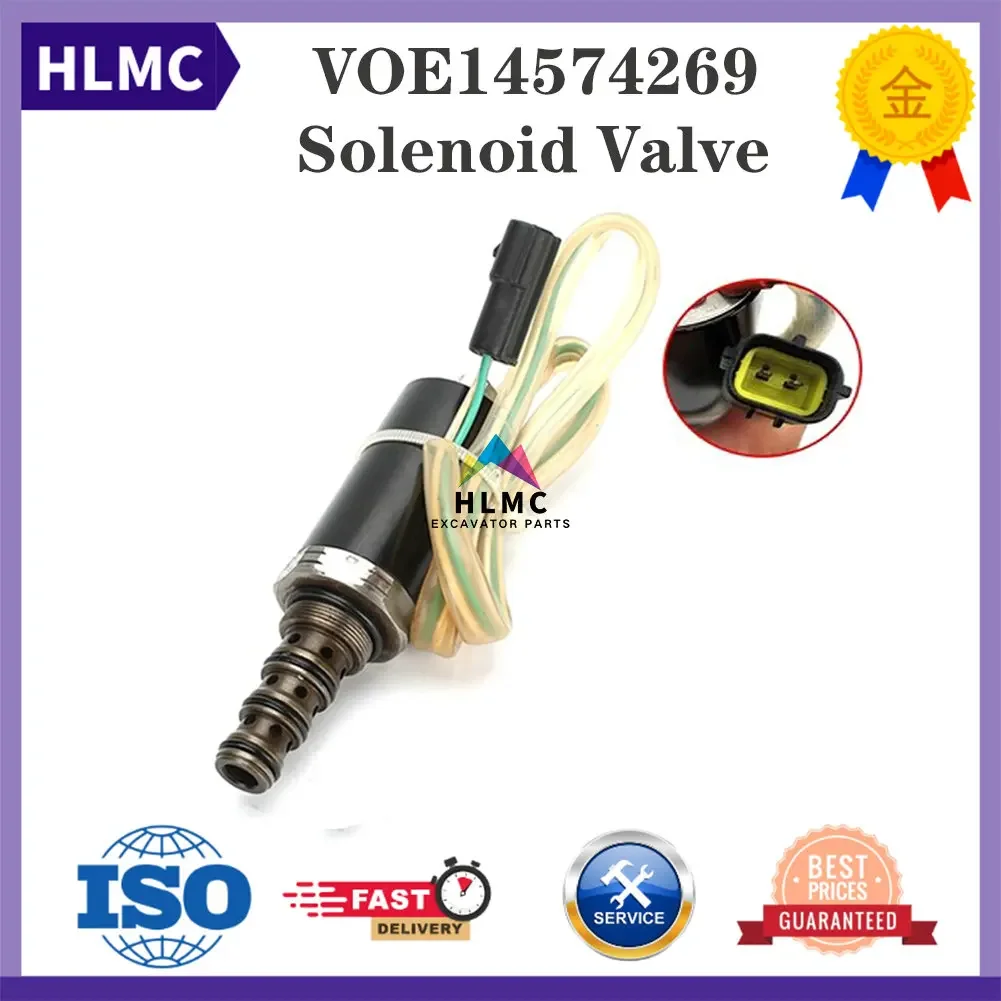 

Excavator Electric Parts EC210 EC240 EC290 EC360 EC460 Solenoid Valve SKX5P-17-209 KDRDE5K-20/40C04-109 VOE14574269 14574269
