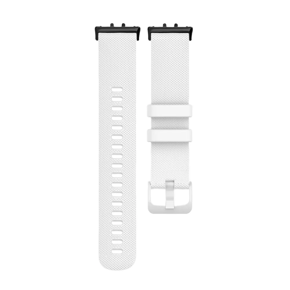 

18mm Sport Watch Band For Samsung Galaxy Fit 3 Strap Small Plaid Pattern Quick Release Sweat-proof Silicone Man Woman Bracelet