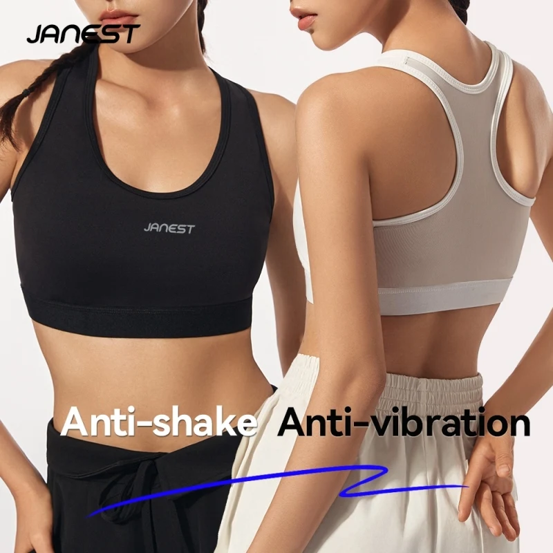 Janest Chest Binder Seamless Bra Sport Bra Super Flat Breathable Inside Bra Pads S-4XL High Support High Elasticity