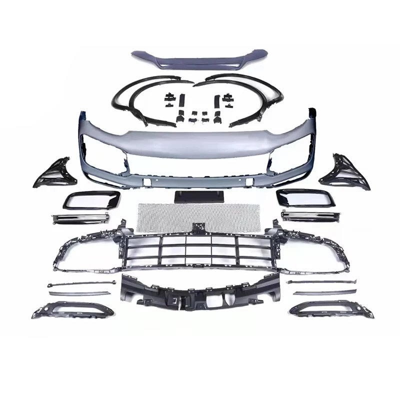 Classic Car Restomod Body Kits2015-2017 958 Car Modification Upgrade Turbo Front Bumper Daytime Running Lights Body Kit For Caye