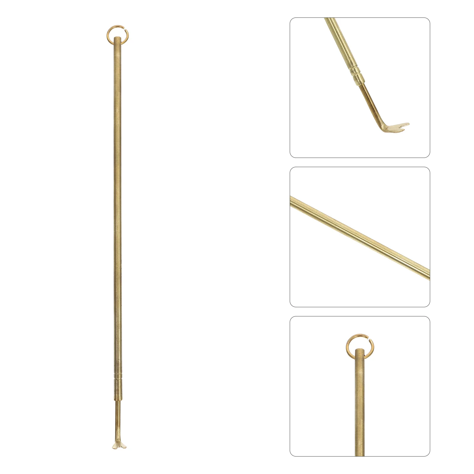 

Bird Cage Cleaning Tool Long Handle Brass Guano Remover for Easy Pet Cage Dirt Removal Professional Small Animals Habitat