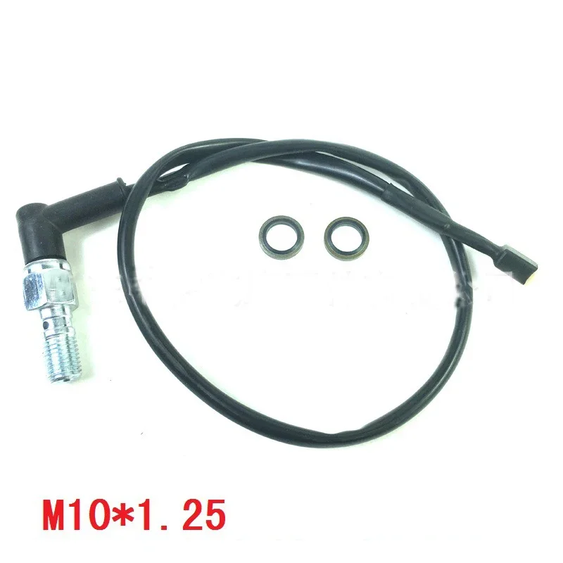 M10x1.25mm Universal Motorcycle Hydraulic Brake Pressure Light Switch Banjo Bolt Clutch Pressure Callipers Cylinder Pump Switch