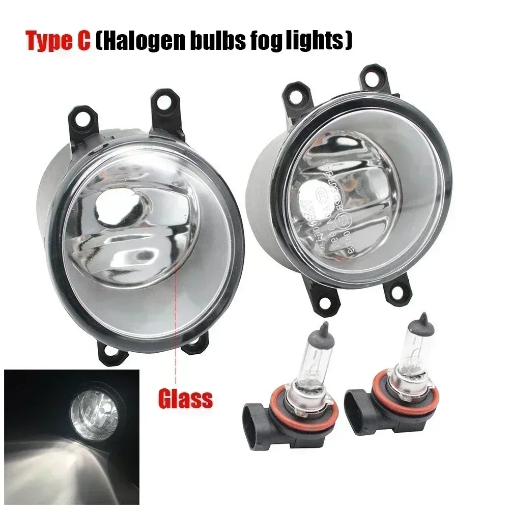 Led Mistlampen Montage PTF met Lens voor Toyota RAV4 RAV-4 XA30 RAV4 2006 2007 2008 Led Angel Eyes Halo Rijden Auto DRL Lamp