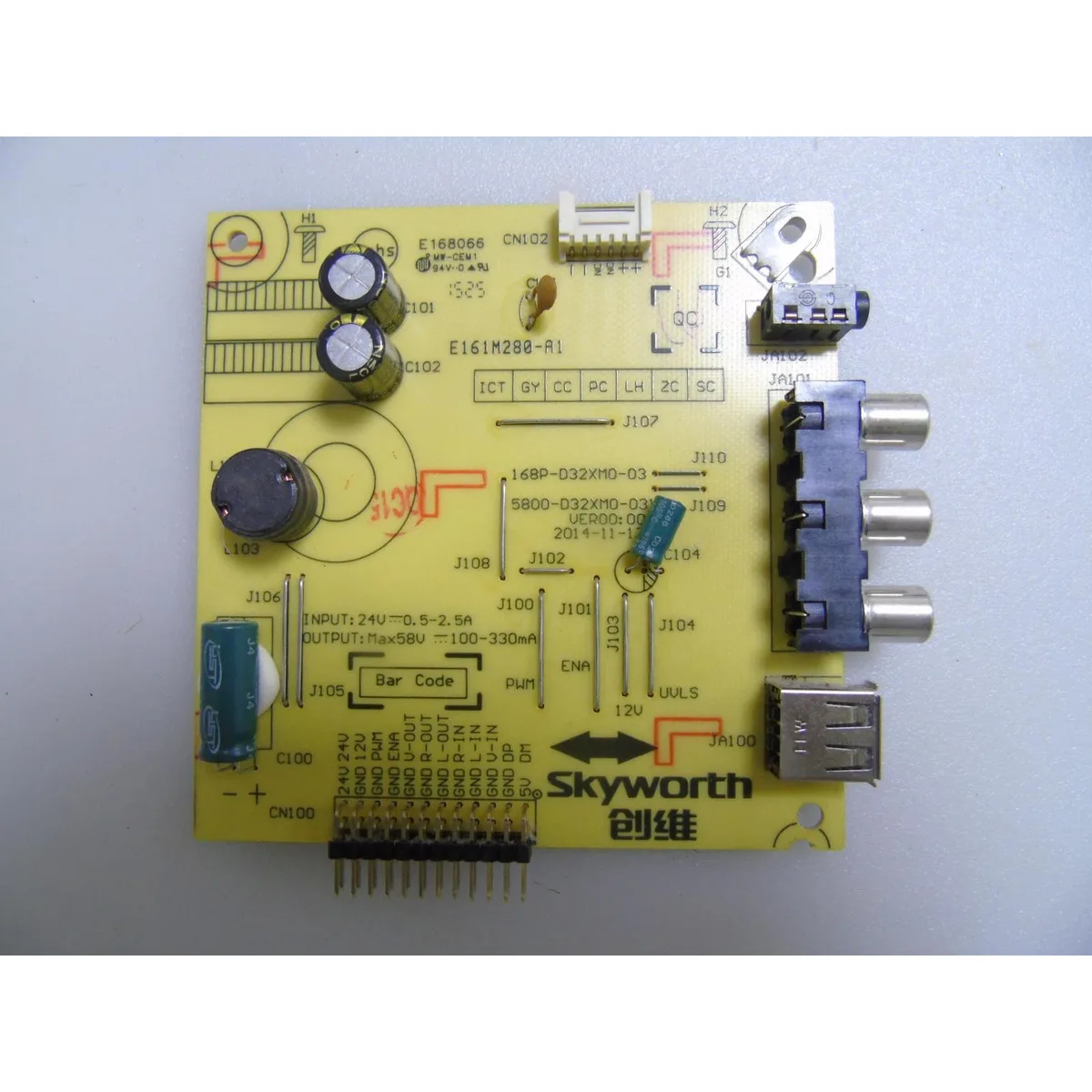 

for Skyworth 32E361w Constant Current Plate 5800-D32xm0-0310 168P-D32xm0-03