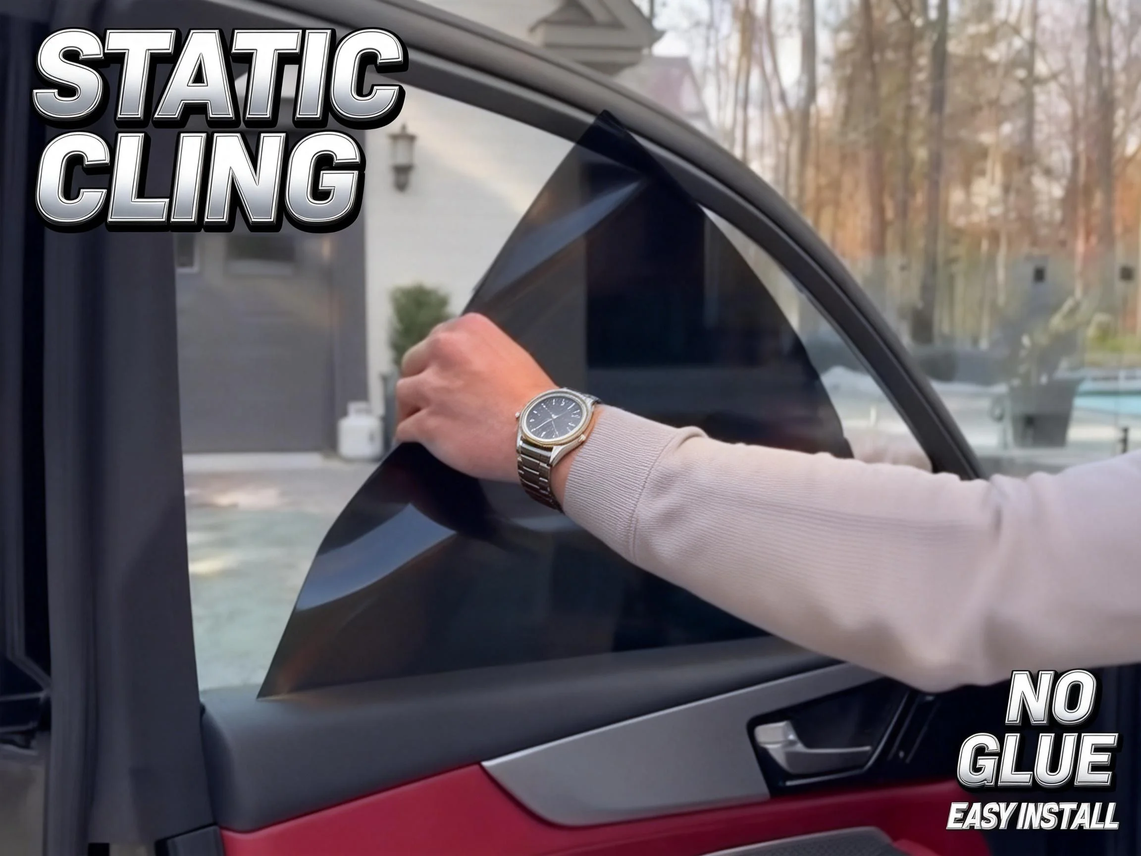 

Removable Window Tints Reusable Heat InsulationWindow Film Detachable Nano Ceramic Tint For Any Car Model Side Windows BOOGFILM