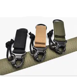 Outdoor Molle Attach Belt Clip EDC Webbing Backpack Strap Clasp Quickdraw Carabiner Camping Water Bottle Hanger  Holder Hooks