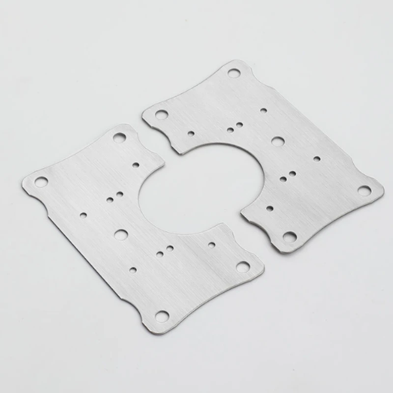 2/6/10packs Fastener hinges with screws, used to reinforce cabinets, doors, wardrobes, furniture repair hardware accessories