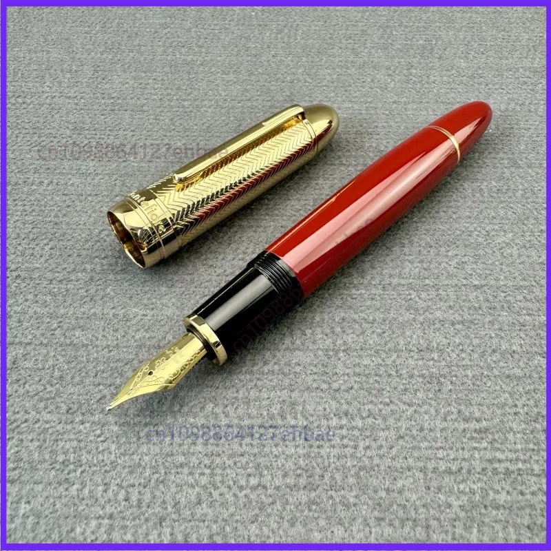 pluma-estilografica-de-metal-montefiore-colores-rojos-punta-dorada-plateada-de-05-mm-buena-hermeticidad-escritura-suave-regalos