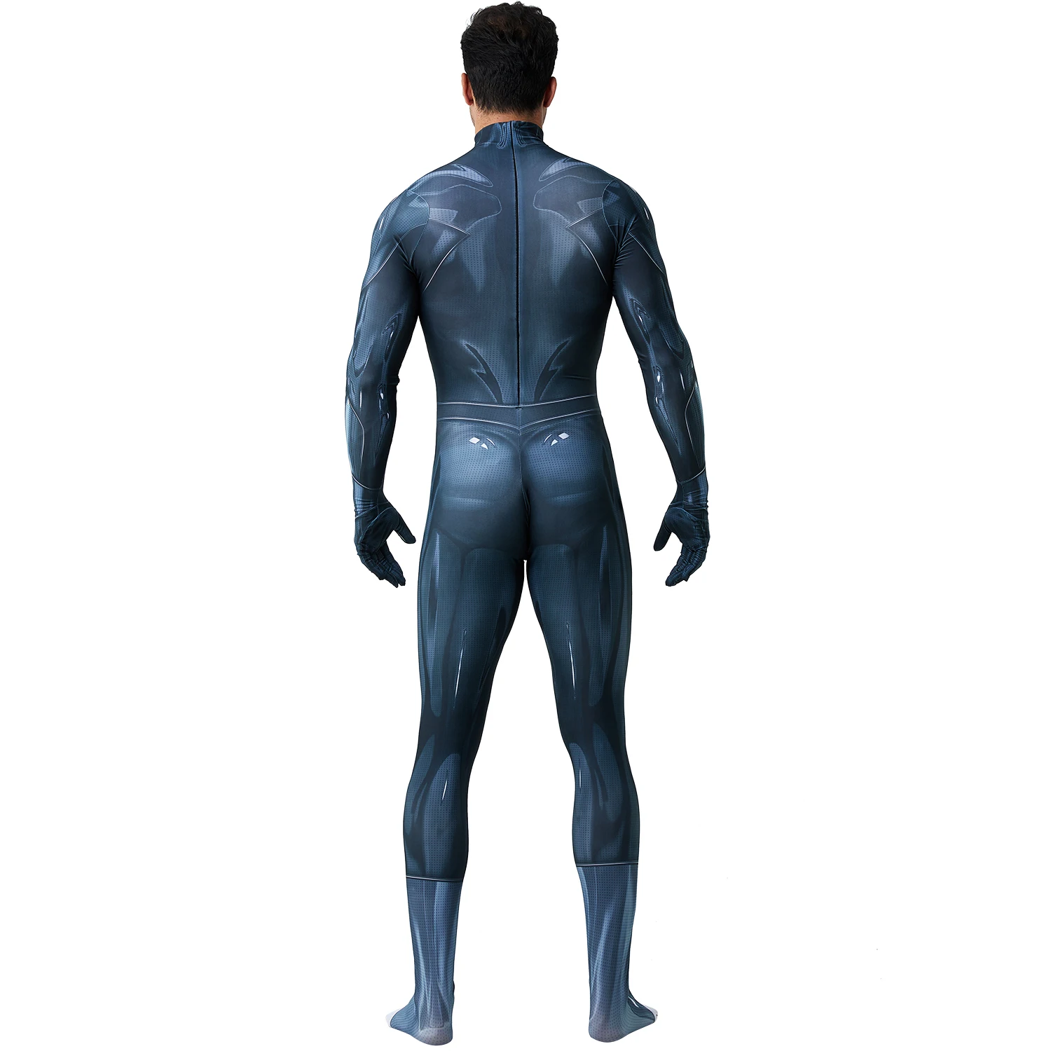 Cat Noir Cosplay Boys Superhero Cat Noir Man Costume 3D Printed Spandex Zentai body outfit Costume di Halloween Adult Kids