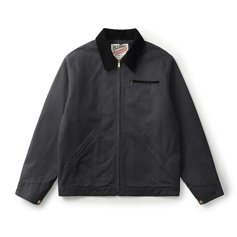 Classic Detroit Jacket J01 American Vintage Workwear Spring/Fall 100% Cotton Canvas Jacket J97 Loose-Fit Lightweight Coat