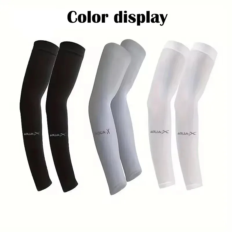 3 Pairs Unisex Sun Protection Arm Sleeves Breathable Cooling Arm Covers For Outdoor Activities Cycling Running Mountaineering