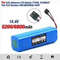 5200mAh 6800mAh 14.4V Li-ion Battery For Anker Eufy Robovac L10 L70 Robot Vacuum Cleaner Accessories Spare Parts T2190 T2190G21