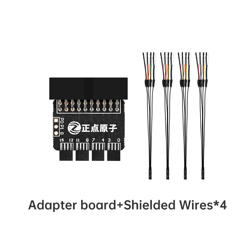 ALIENTEK Universal Chip Micro IC Clamp For Logic Analyzer Test Clip Pin Socket Adpter Programmer Shielded Wire Adapter Board