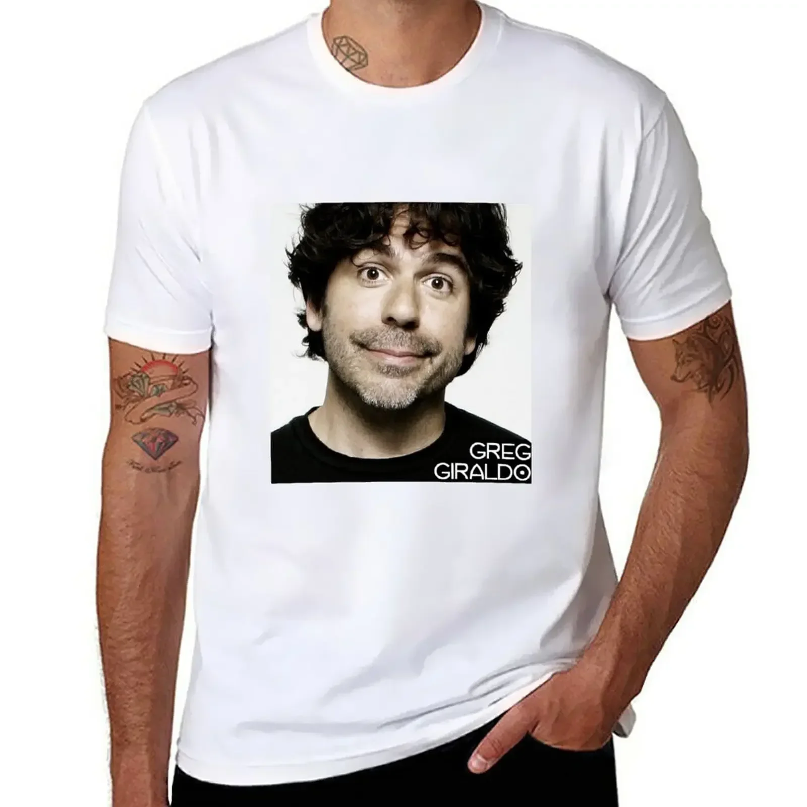 Greg Giraldo T-Shirt customizeds for a boy boys whites men clothings