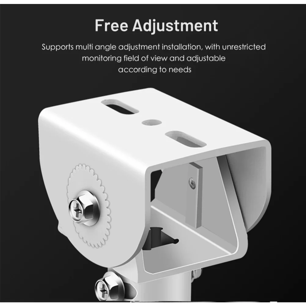 Aluminum Alloy U Mount for Exterior Security Cameras with 360 Degree Adjustable Rotation and Rugged For Outdoor Design