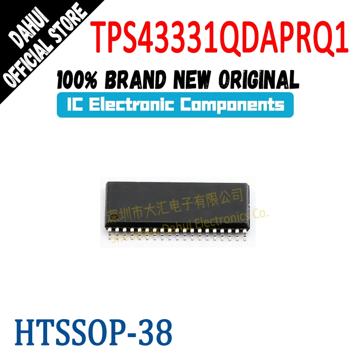 

TPS43331Q1 TPS43331QDAPRQ1 HTSSOP38 Car Class Dual Switch IC Multi-track Power Linear Regulator Chip New Original