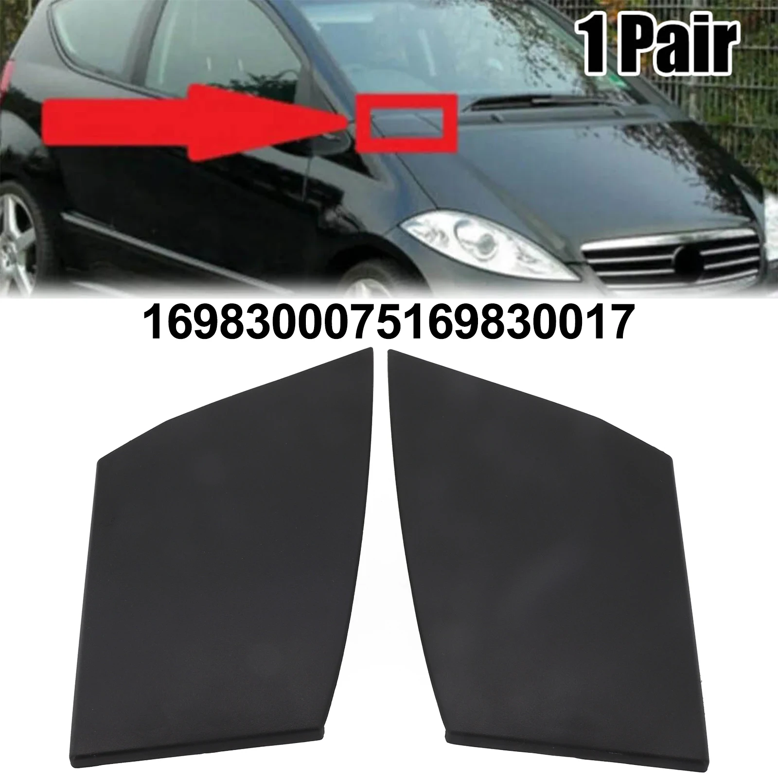 Black For Mercedes 1698300075 OEM Part Number Perfect Match Stable Characteristics Brand New Easy Installation