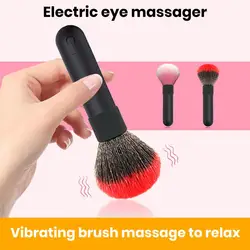 Electric Eye Massager USB Rechargeable Muscle Massager 10 Modes Silicone Eye Massager Waterproof Vibrating Eye Massage Machine