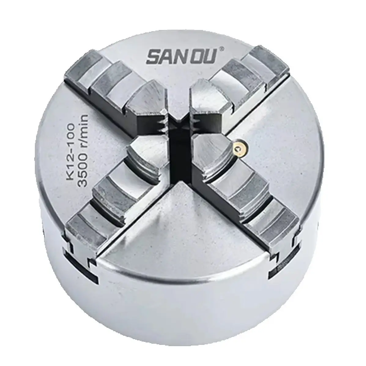 

Sanou K12-100 4 Inch 4 Four Jaw 80mm Lathe Chuck Cartridge with Self-Centering Machine Tools Accessories for Lathe