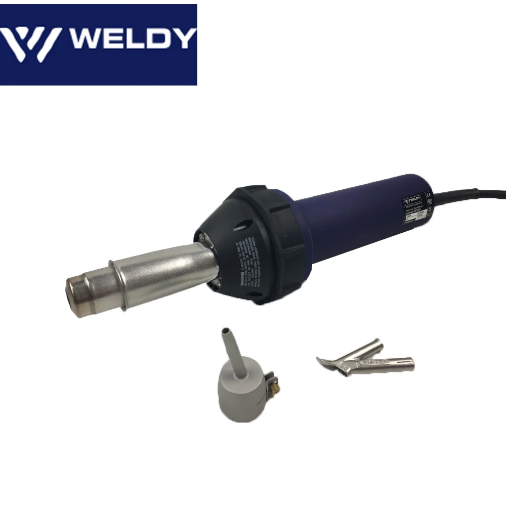 

120V/230V Weldy Professional 1600W Plastic Hot Air Torch Heat Gun Blast Overlap Air Welder Pistol Tool With 4mm Round Tip