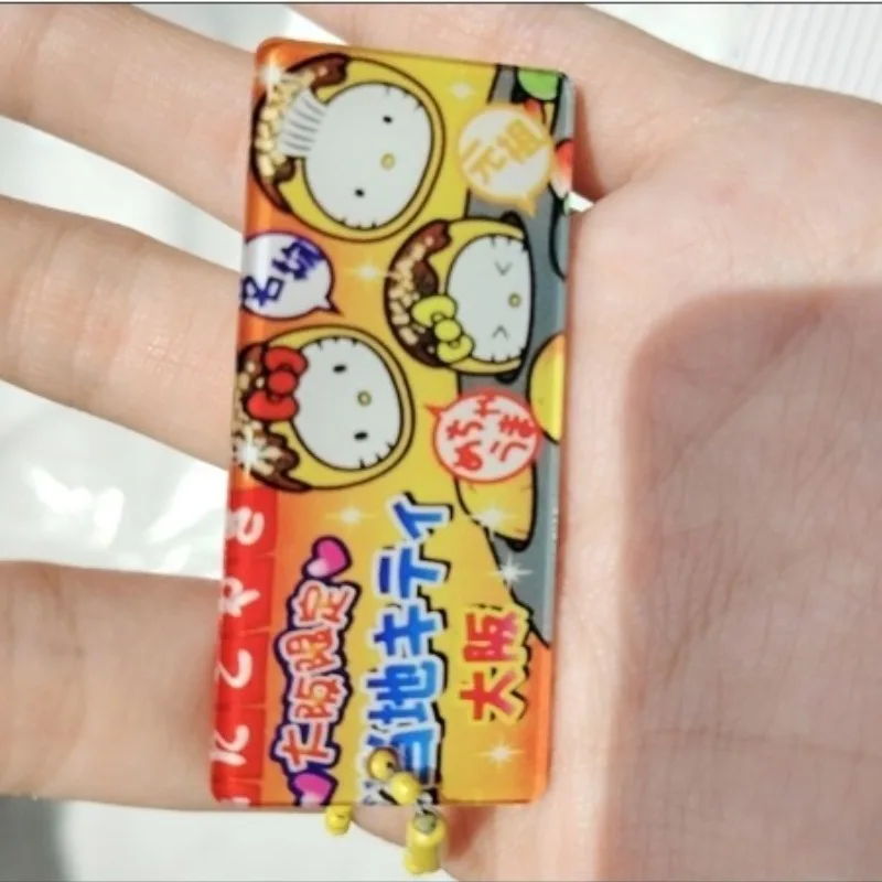 귀여운 Sanrio 헬로 키티 키 체인 애니메이션 액션 피규어 아크릴 장난감 자동차 키 S... - 3