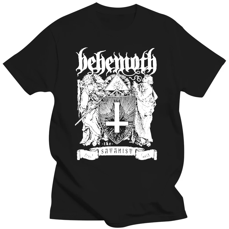 

Новинка, Черная Мужская футболка BEHEMOTH «Satanist», «димму», «боргир», «Mayhem», металлический ремешок, модная футболка унисекс, бесплатная доставка