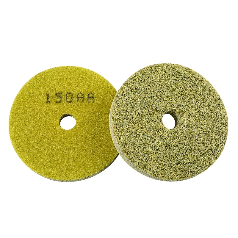 8개입 3인치 4인치 스펀지 섬유 연마 패드 150-10000 그릿 타일 석재 대리석 콘크리트 세라믹 유리용 연마 청소
