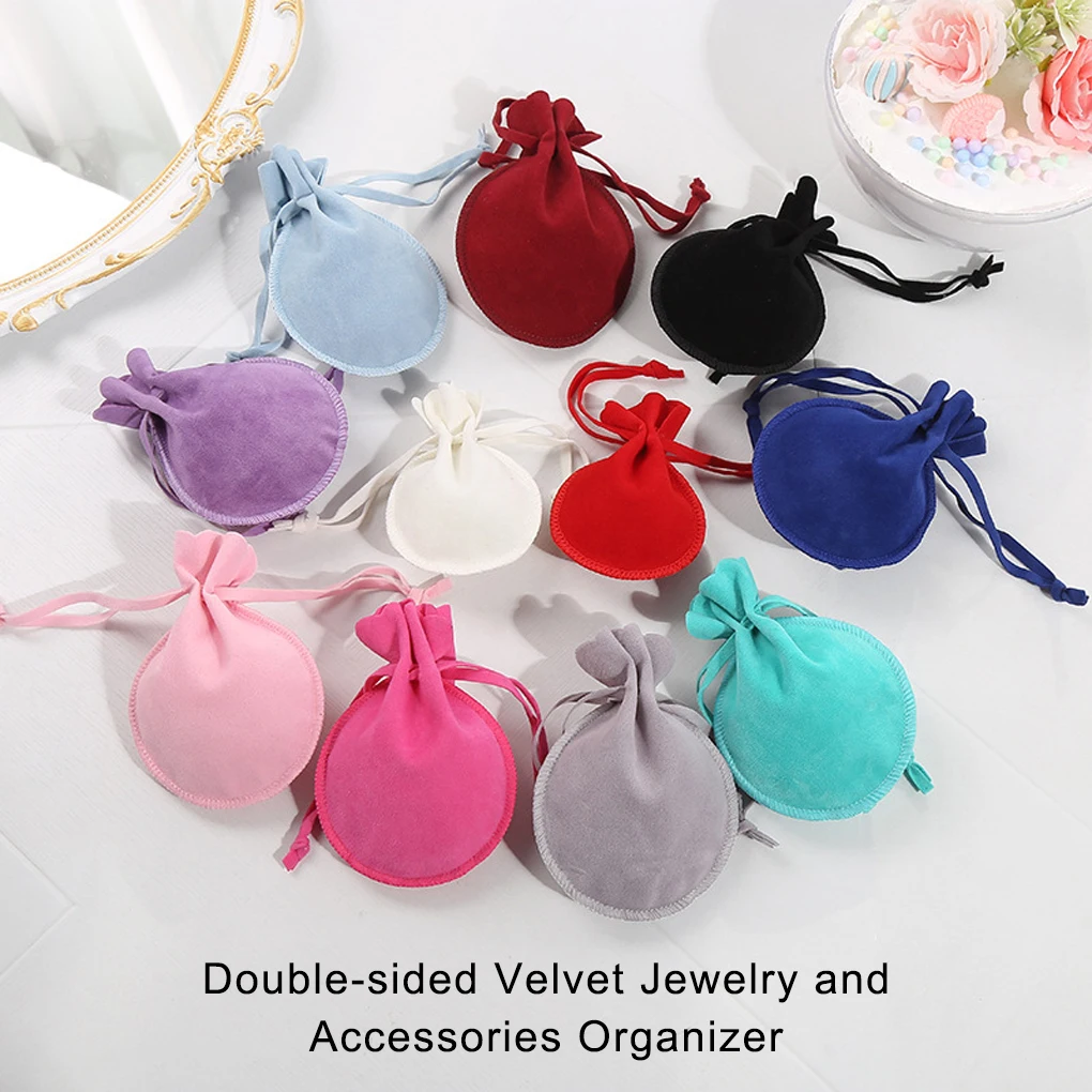 

50Pcs Drawstrings Bag Portable Gift Bags Jewellery Pouches Household