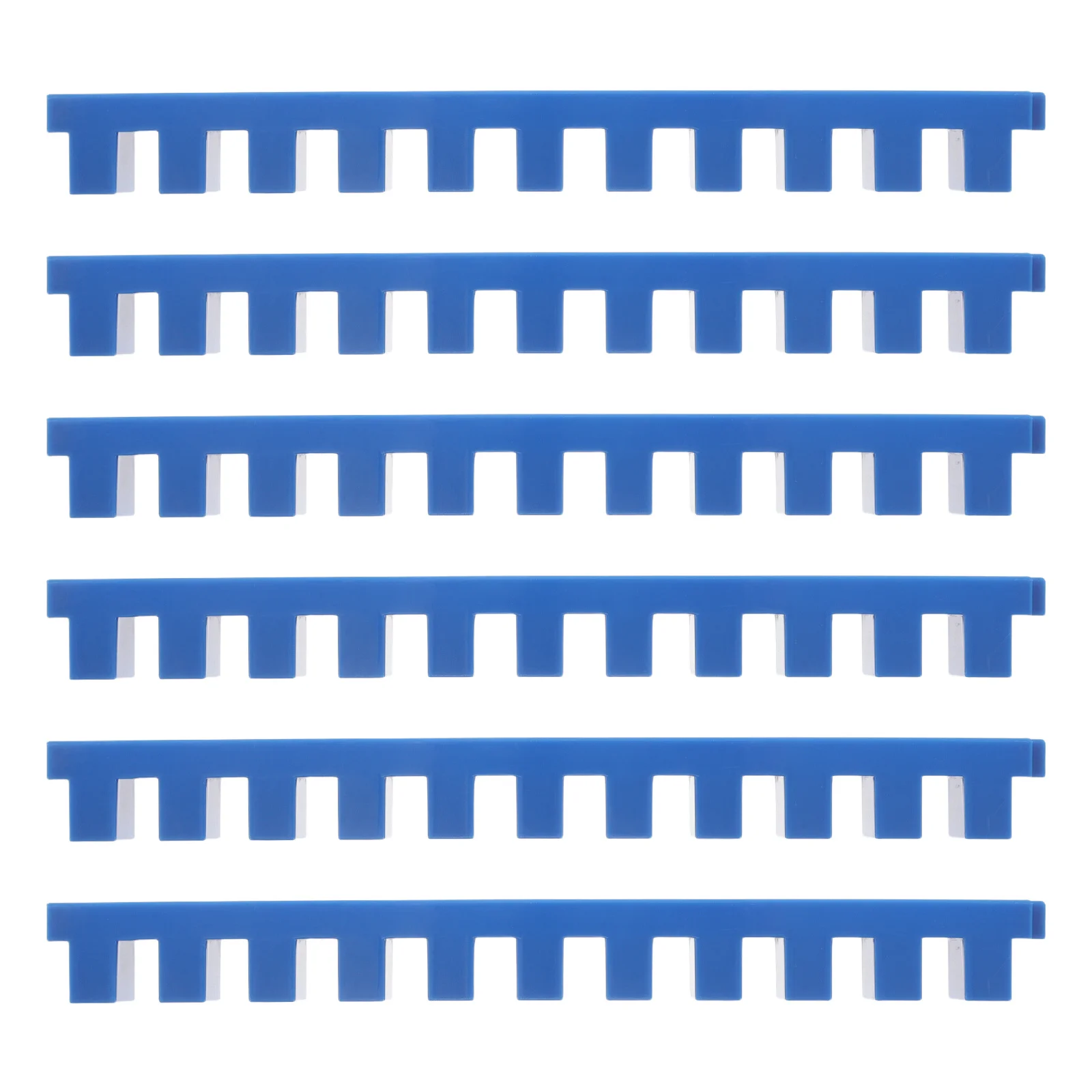 6Pcs Domino Connection Kit Bright Color Dominoes for Kids Creative Building Logical Thinking Game Template Domino Art Templates