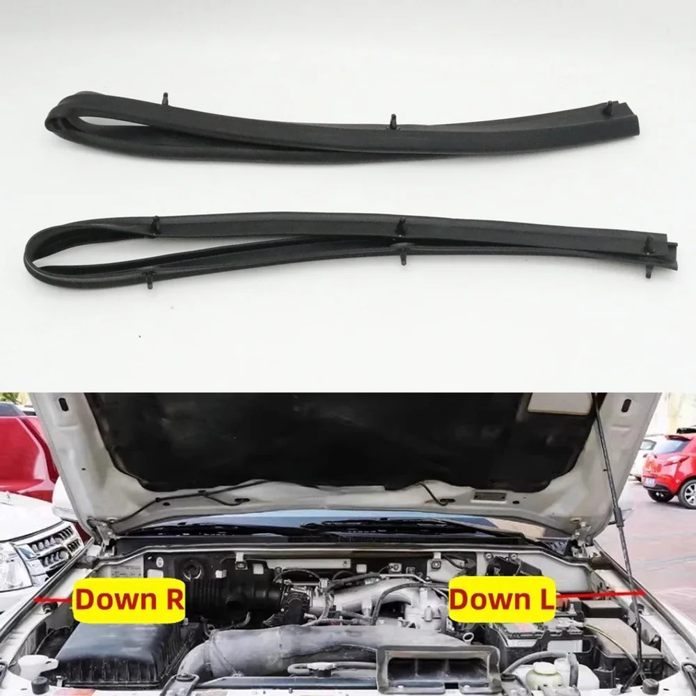 

Car Front Hood Bonnet Inner Rubber Seal Lower Waterproof Strip For Mitsubishi Montero Pajero Shogun V8 V93 V97 V98 V95 2007-2020