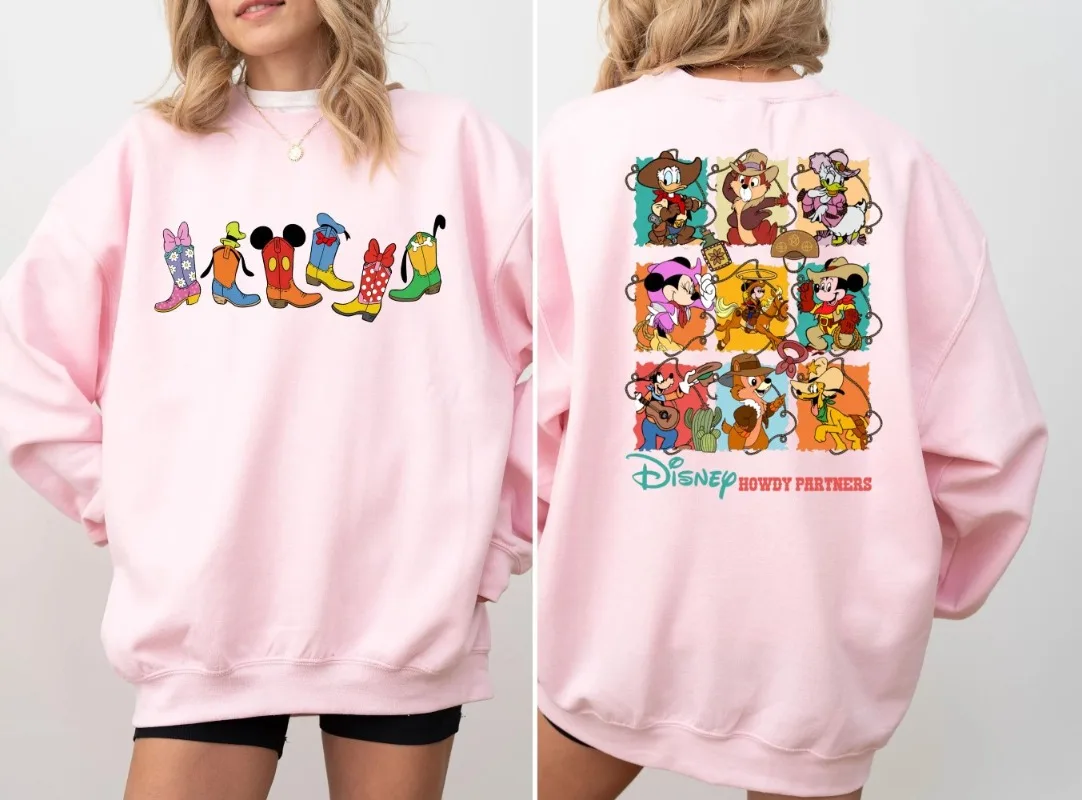

Толстовка Disney Boots Толстовка Western Disney Толстовка с Микки и друзьями Толстовка Disney Howdy Partners