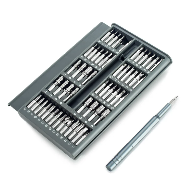Multi Purpose 118 in 1 hollow box aluminum handle screwdriver set mobile phone and telecommunications maintenance tools