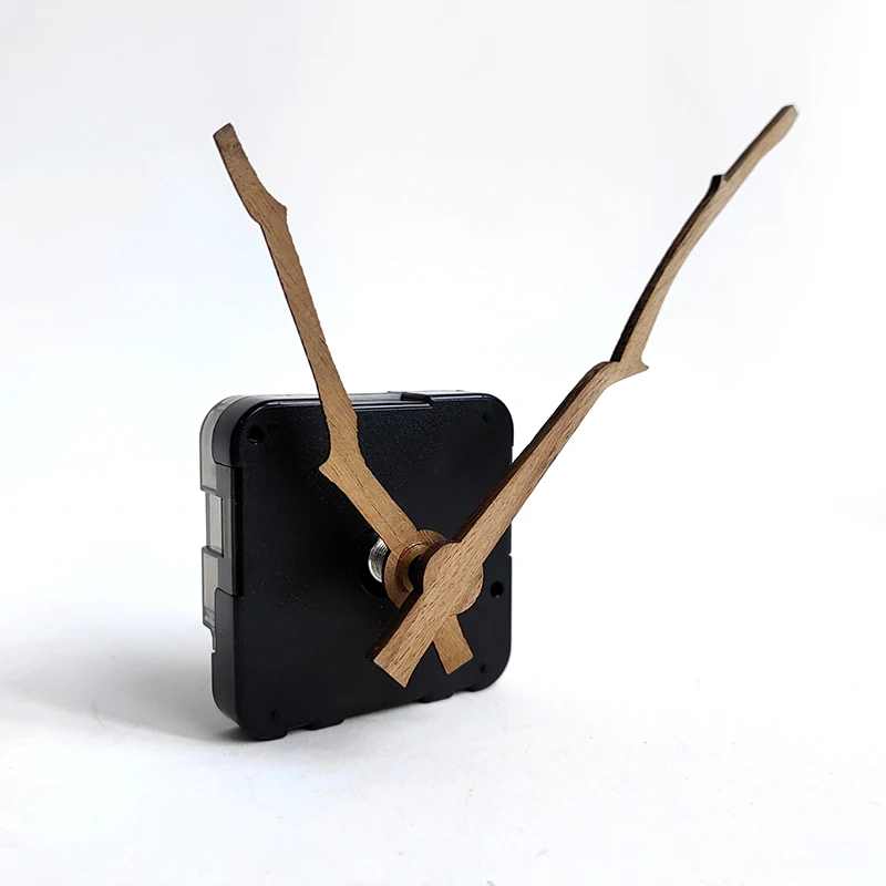 Wood Hands With Unlimited Battery Type Sweep Silent Wall Mechanism Accessory DIY Quartz Clock Movement