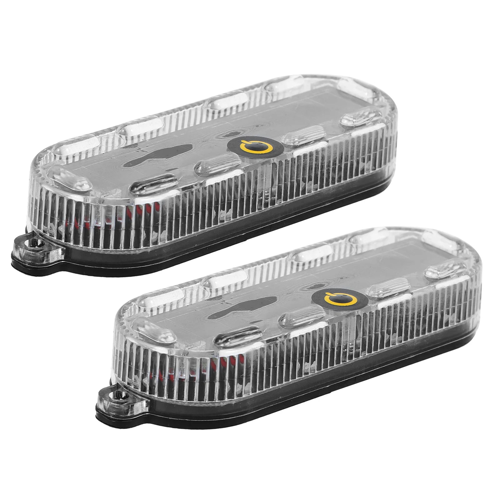 

2Pcs Solar Warning Light LED Motorcycle Rear Tail Lamp High Brightness Durable Night Riding Safety Accessories