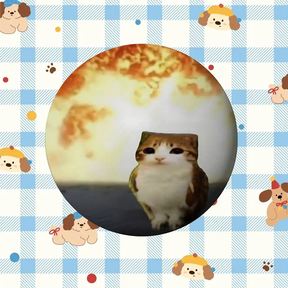 Niedliche Katzen-Memes Meow Kawaii Abzeichen Kreative Blechpins Kreative Zitat-Broschen Kleidung Rucksack Schmuck Geschenk Für – Detail 28