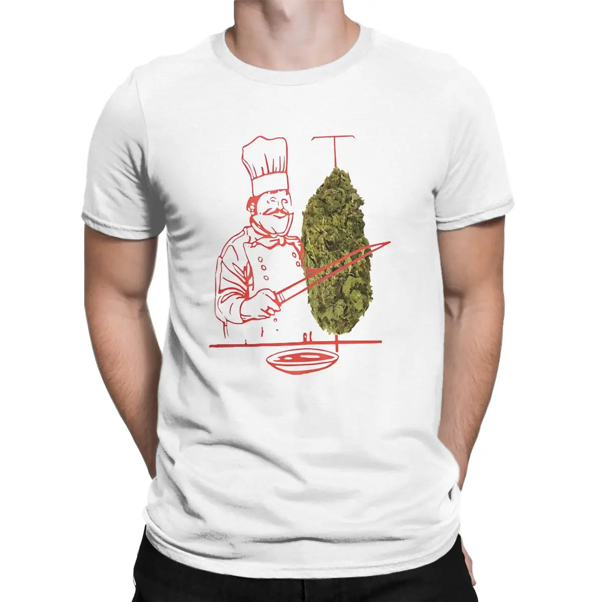Doner Kebab Weed T Shirts Men 100% Cotton Amazing T-Shirts O Neck weed 420 blaze blaze it Tees Short Sleeve Clothes 4XL 5XL 6XL