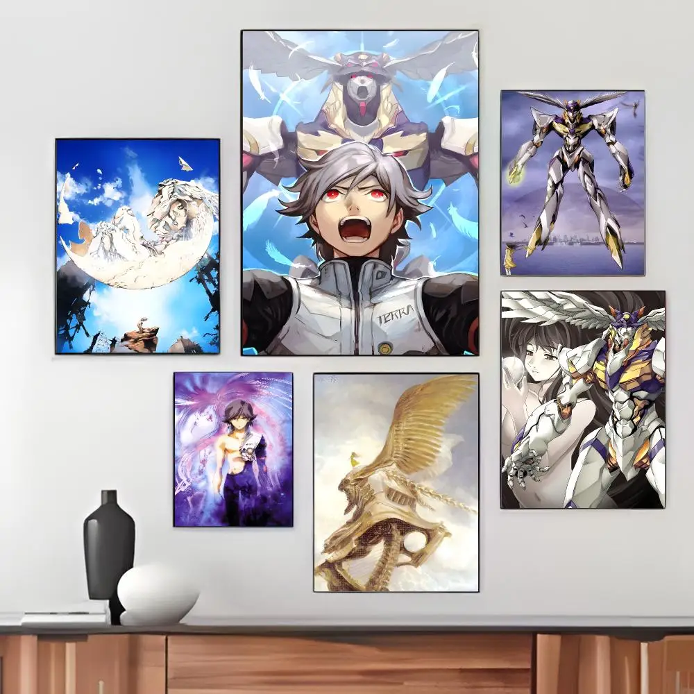 Japanese Anime R-RahXephon Poster Pegatina artistica HD autoadhesiva impermeable para salon dormitorio
