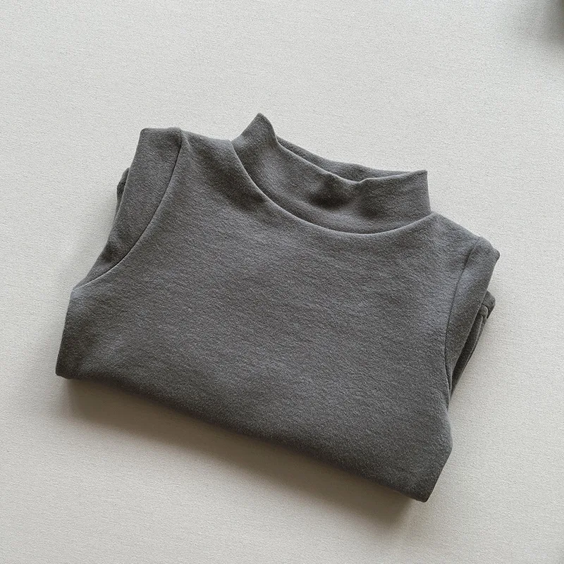 Small and Medium-sized Children's Versatile Base Shirt, Baby Korean Version Children's Clothing Children's Base Shirt