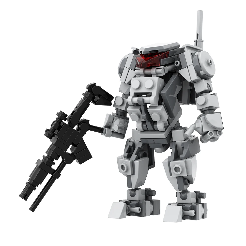 

Конструктор gobrick MOC Mecha Warrior Mercury, боевой робот, набор строительных блоков, игровая техника, модель, кирпич, игрушки для детей, подарок