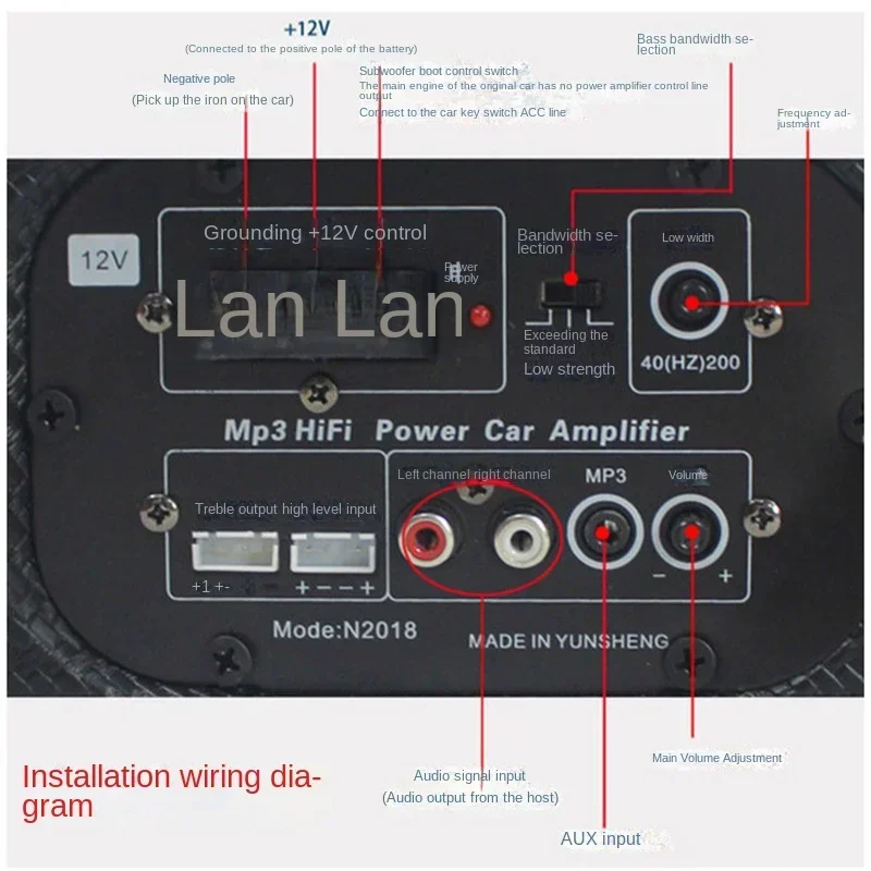 

2025Автомобильный аудио модифицированный 8-дюймовый активный мощный автомобильный ультратонкий сабвуфер с твитерским сиденьем